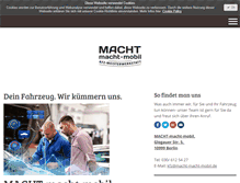 Tablet Screenshot of macht-macht-mobil.de